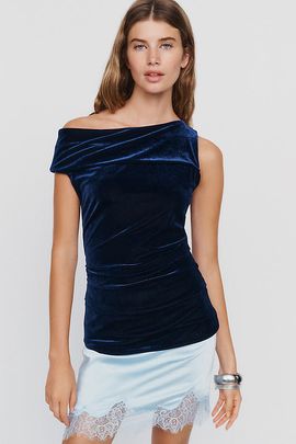 AGOLDE Carlin Velvet Top