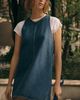 AGOLDE Harriet 100% Cotton Denim Mini Dress - 1