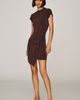 AGOLDE Kerri Draped Mini Dress - 1