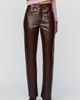 AGOLDE Lana Leather Blend Pants - 2