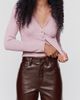 AGOLDE Lana Leather Blend Pants - 4