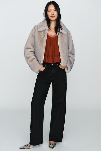 AGOLDE Low Curve High Rise Tapered Leg Jeans