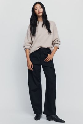 AGOLDE Luna 100% Cotton Trousers Pants