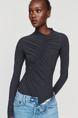 AGOLDE Lupin Ruched Bodysuit