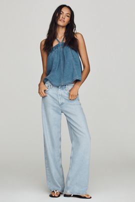 AGOLDE Ren Petite High-Rise Jeans