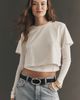 AGOLDE Romily Layered Long-Sleeve Organic Cotton Tee - 1