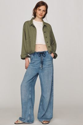 AGOLDE Shaw Tie-Waist High-Rise Jeans