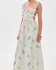 Agua Bendita Agua Bendita Ameli Basket Embroidered Maxi Dress Multicolor - 2