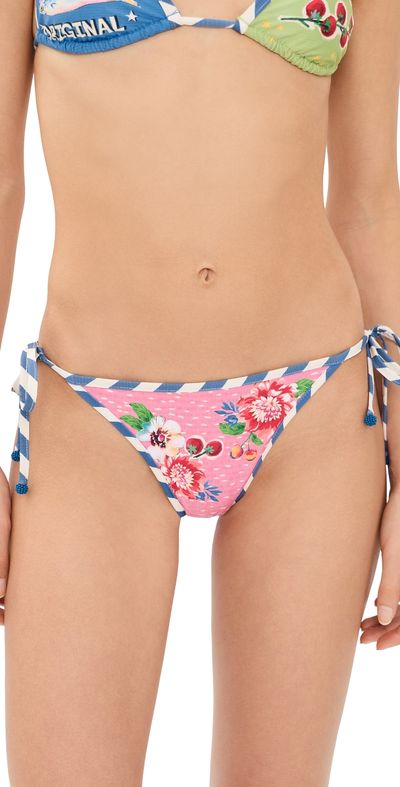 Agua Bendita Agua Bendita Clemente Basket Reversible Bikini Bottoms Multicolor