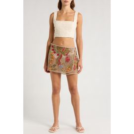 Agua Bendita Agua Bendita Danna Tile Cover-Up Skirt