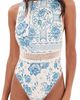 Agua Bendita Agua Bendita Dome Handmade Crochet One Piece Multicolor - 1