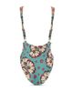 Agua Bendita Agua Bendita Ellis Plume Plunging Neck Swimsuit - 4