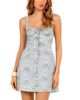 Agua Bendita Agua Bendita Indie Bleu Swim Cover Up Mini Dress - 3