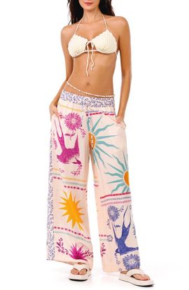 Agua Bendita Agua Bendita Janis Alina Wide Leg Cover-Up Pants