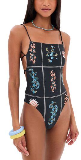 Agua Bendita Agua Bendita Kali Weave Reversible One-Piece Swimsuit Multicolor
