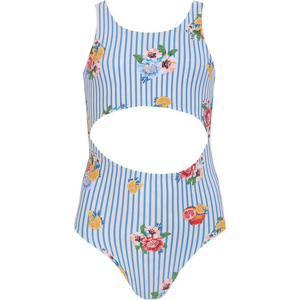 Agua Bendita Agua Bendita Kids' Ame Cutout One-Piece Swimsuit