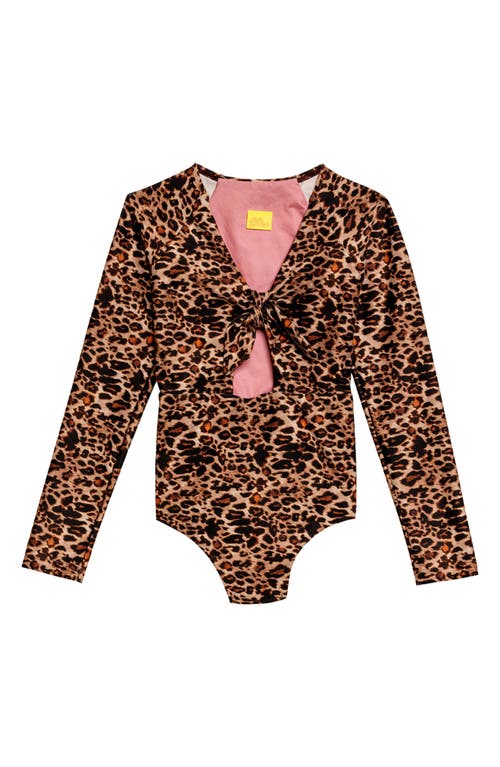 Agua Bendita Agua Bendita Kids' Cindy Long Sleeve One-Piece Rashguard Swimsuit