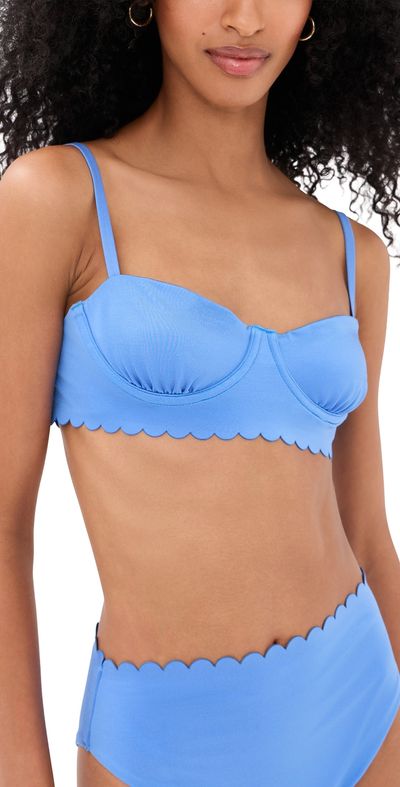 Agua Bendita Agua Bendita Lauren Basket Underwire Top Blue