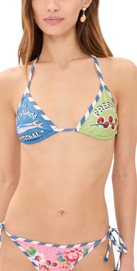 Agua Bendita Agua Bendita Ludovica Basket Reversible Triangle Top Multicolor