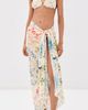 Agua Bendita Agua Bendita Marine Bleu Sarong Skirt Multicolor One - 5