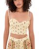 Agua Bendita Agua Bendita Nader Lupe Plume Crop Top Multicolor - 1