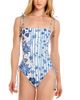 Agua Bendita Agua Bendita Posh Batik Reversible One Piece Swimsuit - 1