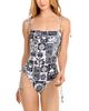 Agua Bendita Agua Bendita Posh Batik Reversible One Piece Swimsuit - 2