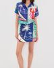 Agua Bendita Agua Bendita Prim Cropped Button Down Shirt Multicolor - 5