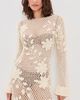Agua Bendita Agua Bendita Rosetta Handmade Crochet Mini Dress Multicolor - 2