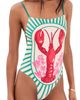 Agua Bendita Agua Bendita Valmy Hand Embroidered One Piece Multicolor - 1