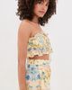 Agua Bendita Agua Bendita Vichy Ruffled Crop Top Multicolor - 4