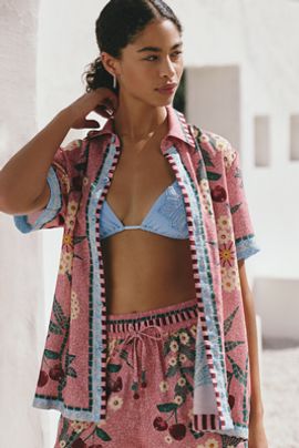 Agua Bendita Agua Bendita x Anthropologie Ali Buttondown Top