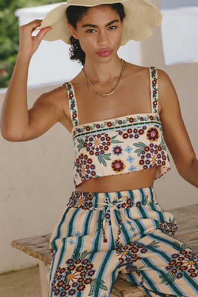 Agua Bendita Agua Bendita x Anthropologie Senja Crop Top