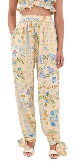 Agua Bendita Agua Bendita Zaida Embroidered Pants Multicolor