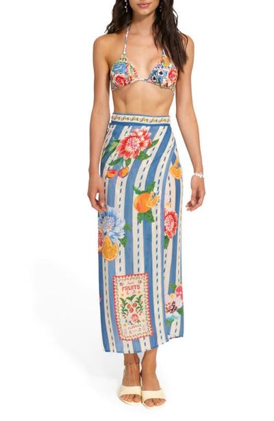 Agua Bendita Agua Bendita Zinna Basket Cover-Up Sarong