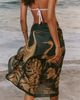 Agua Bendita Jungle Luxe Bird Cotton Silk Sarong - 3