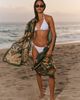 Agua Bendita Jungle Luxe Bird Cotton Silk Sarong - 4