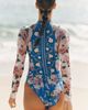 Agua Bendita Monti Long-Sleeve One-Piece Swimsuit - 2