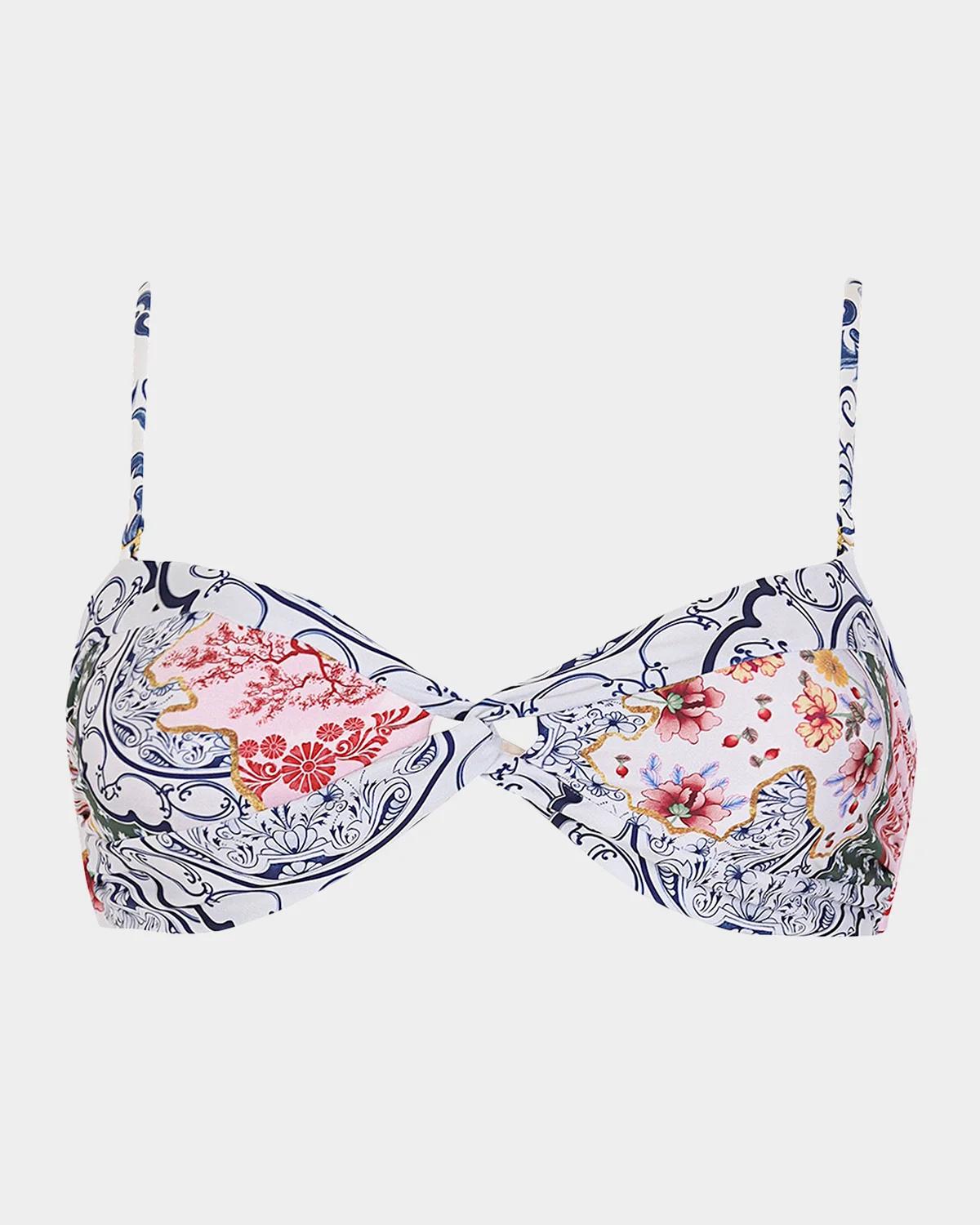 Agua Bendita Stacy Celinna Twist-Front Bikini Top