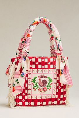 Agua Bendita Storm Mini Fringe Tote Bag