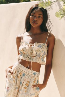 Agua Bendita Vicky Crop Top