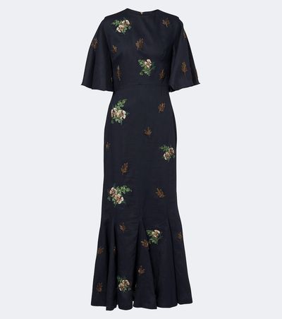 Agua by Agua Bendita Agua by Agua Bendita Ave Anhelo floral linen maxi dress
