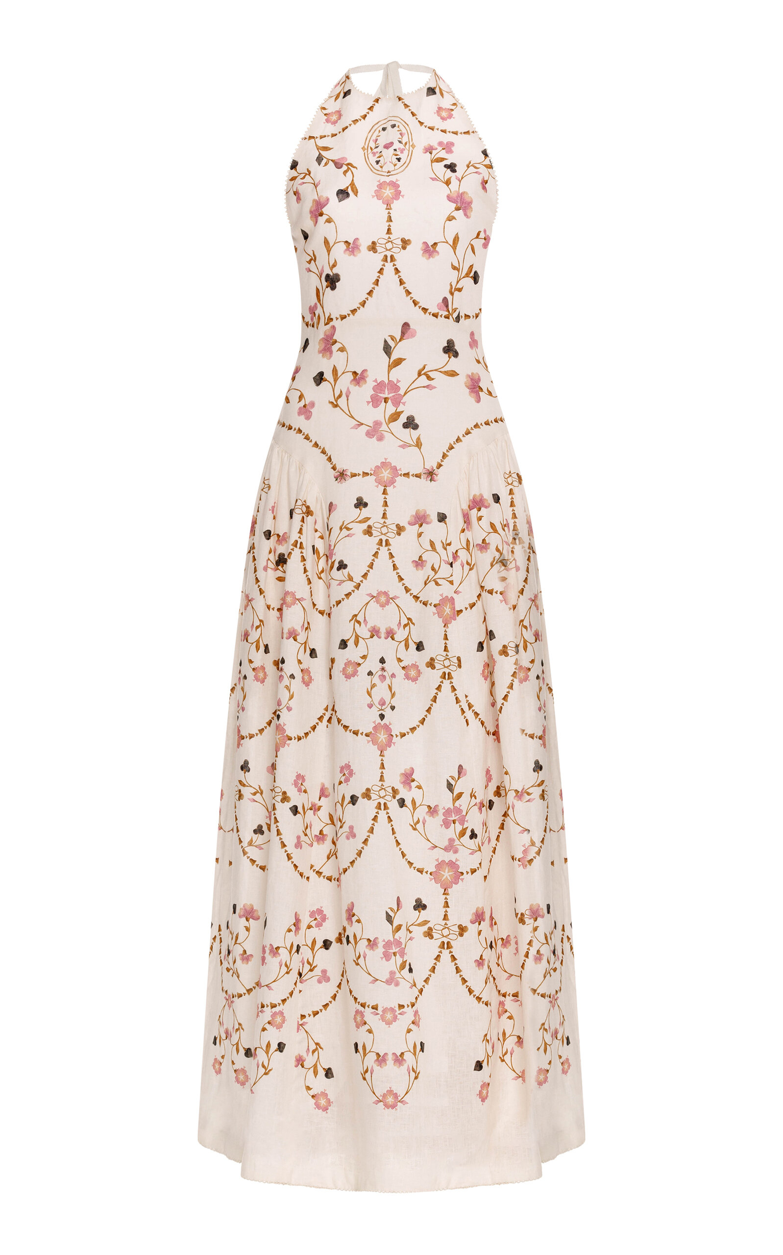 Agua by Agua Bendita Agua by Agua Bendita Balsa Hechizo Linen Maxi Dress