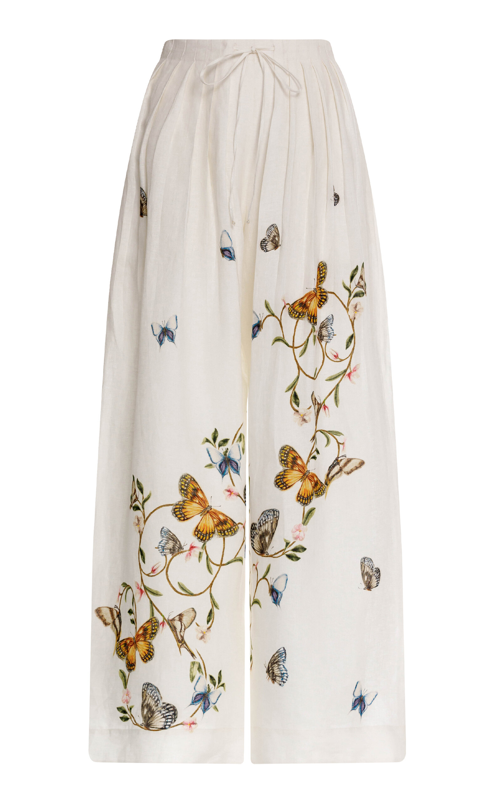 Agua by Agua Bendita Agua by Agua Bendita Cocada Orquidea Straight Leg Linen Pants