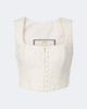 Agua by Agua Bendita Agua by Agua Bendita Cornalina broderie anglaise cotton bustier top - 1