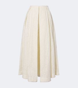 Agua by Agua Bendita Agua by Agua Bendita Delta broderie anglaise cotton maxi skirt