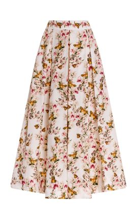 Agua by Agua Bendita Agua by Agua Bendita Delta Orquidea Cotton Maxi Skirt