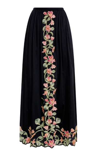 Agua by Agua Bendita Agua by Agua Bendita Eclipse Castillo Cotton Maxi Skirt