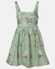 Agua by Agua Bendita Agua by Agua Bendita Hierbabuena floral linen minidress - 1