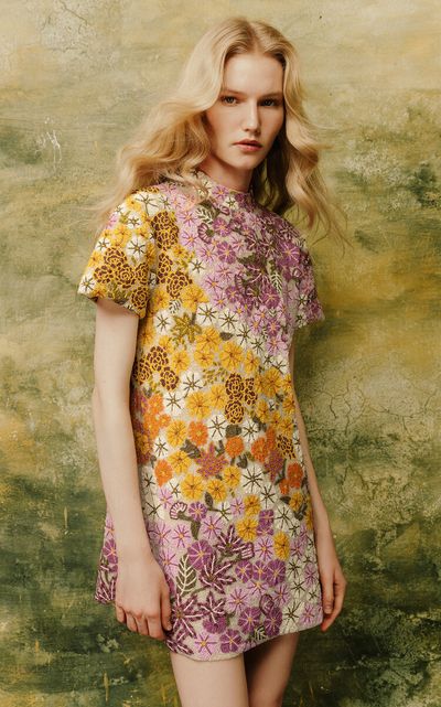 Agua by Agua Bendita Agua by Agua Bendita Iris Embroidered Mini Dress
